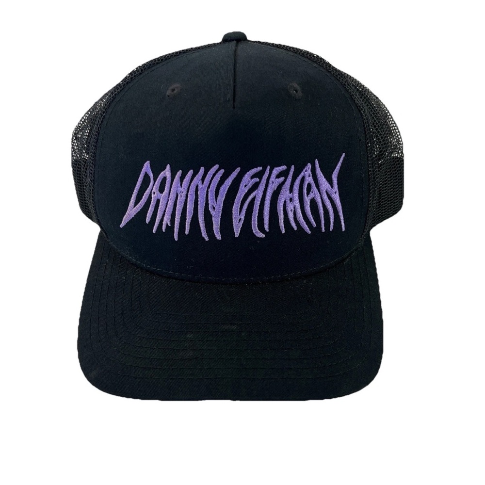 Danny Elfman Black Adjustable Snap Back Trucker Hat